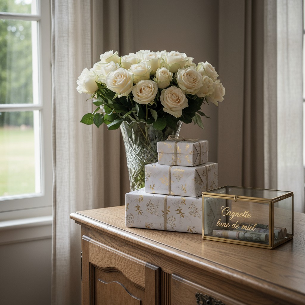 Bienvenue dans ce salon élégant décoré en style Rêve de MIel ! C'est ici que vous courrez les rêves et prendrez des décisi...